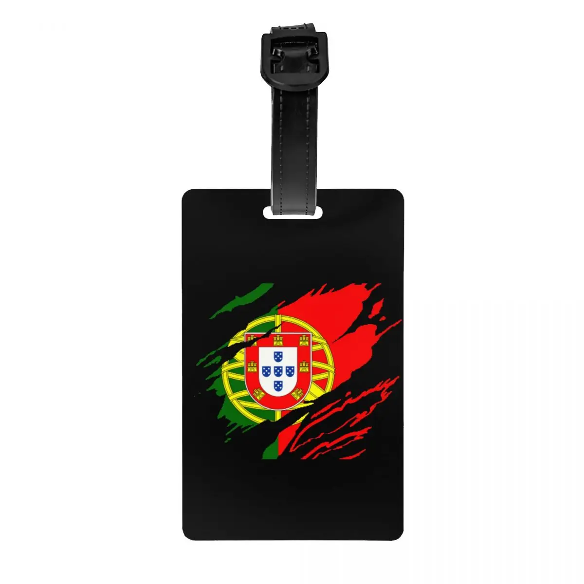 Vintage Flag Of Portugal Luggage Tag for Suitcases Fashion Portuguese Pride Baggage Tags Privacy Cover Name ID Card