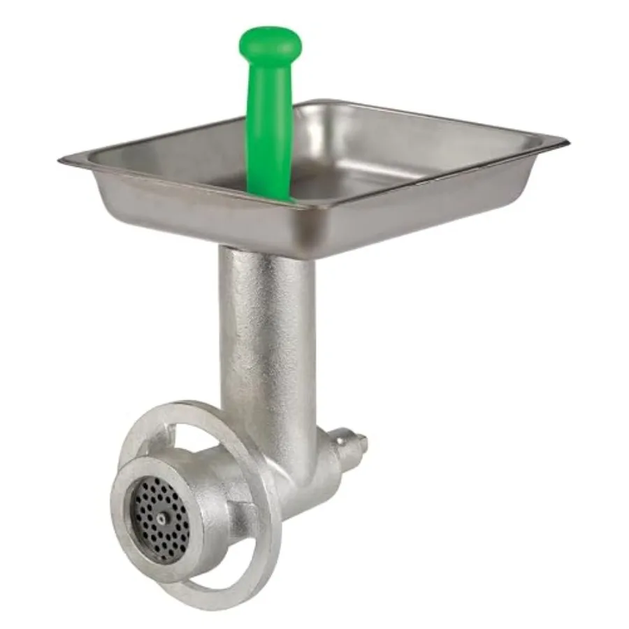 Коммерческая универсальная насадка для мясорубки для миксеров с 12-концентратором Чугунная мясорубка с пластиковым тампером 30R035, идеально подходит для