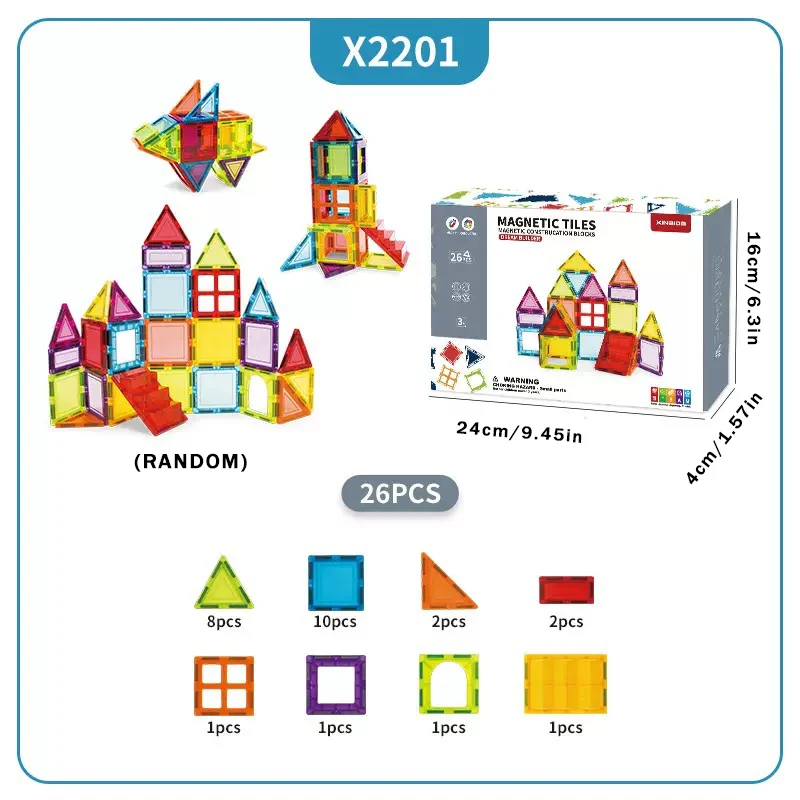2,95" großes magnetisches Auto mit getöntem Fenster und magnetischem Auto – Kranzubehör – magnetisches Nachfüllpaket