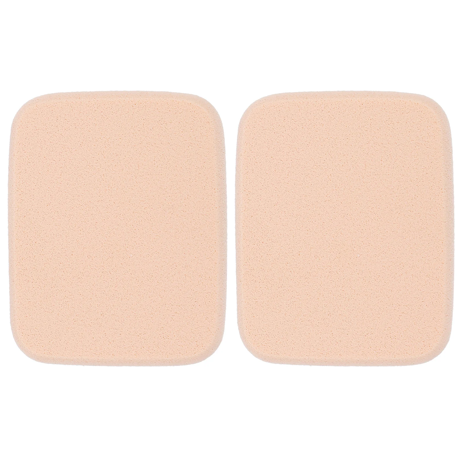 2 stuks poederdonsdoos voor gezichtspoeder foundation spons concealer make-up schoonheid compacte gezichtsbladerdeeg blender glad
