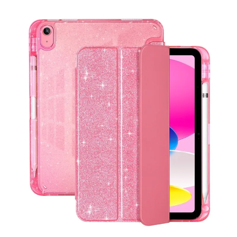 

For Ipad 2025 11th A16 Air7 Tablet Case 10th Generation 10.9in Air 4 5 Case with Pen Slot 2024 Air6 11in Anti-bend Acrylic Cover