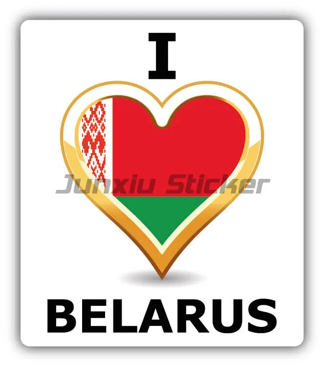 Belarus Belarus Belarusian Knight Flag Wall Sticker Helmet Stickers for Motorcycle Decals Sticker Waterproof Laptop Stickers