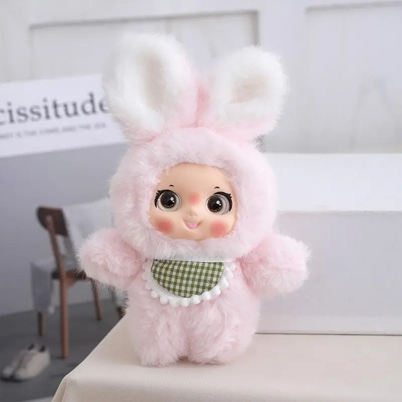 

Cute and Cuddly Rabbit Bear Sheep Plush Keychain Doll for Backpack Lovers