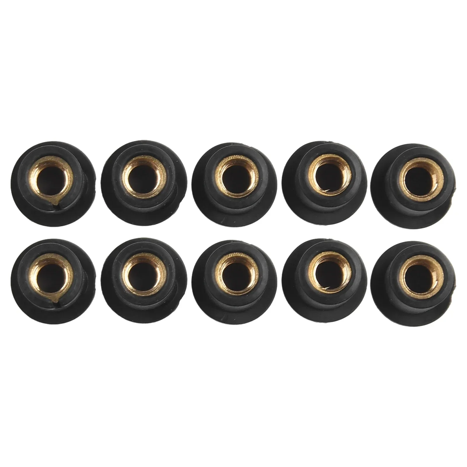 

New High Quality Nut Nuts 5mm ATV Bodywork For Most Windshields M5 Panel Mounting Rubber+brass Vibration Damper