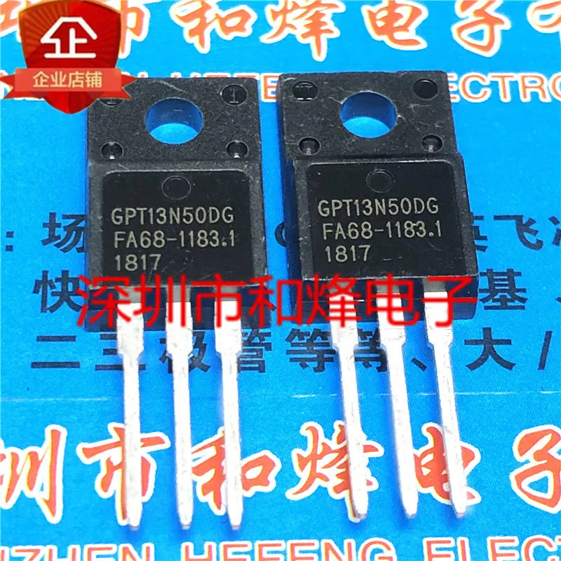 5PCS-10PCS GPT13N50DG GPT13N50 MOS TO-220F  ORIGINAL ON STOCK