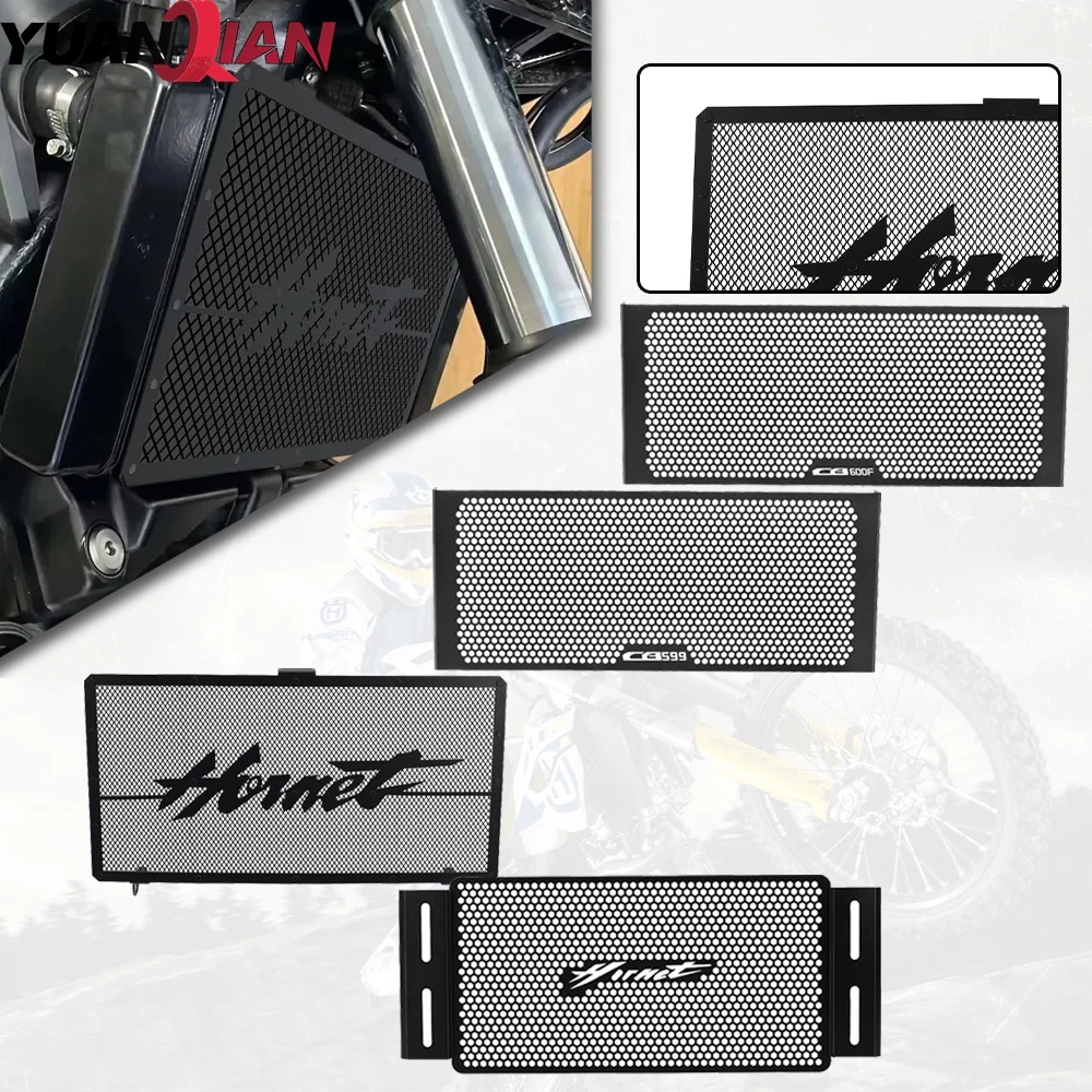 

For Honda CB599 CB600F Hornet 1998-2001 2002 2003 2004 2005 2006 Motorcycle Radiator Guard Grille Oil Cooler Cover Protection