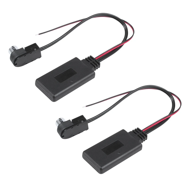 2X Auto Draadloze Bluetooth Module Muziek Adapter Extra Ontvanger Aux Audio Voor Alpine 121B 9857 9886 117