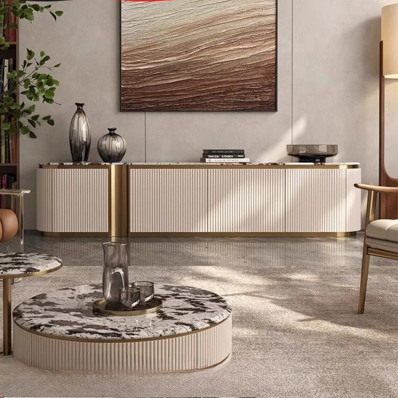

Living room tv stand television cabinet marble entertainment center Floor Tv cabinet standing cabinet modern home furniture