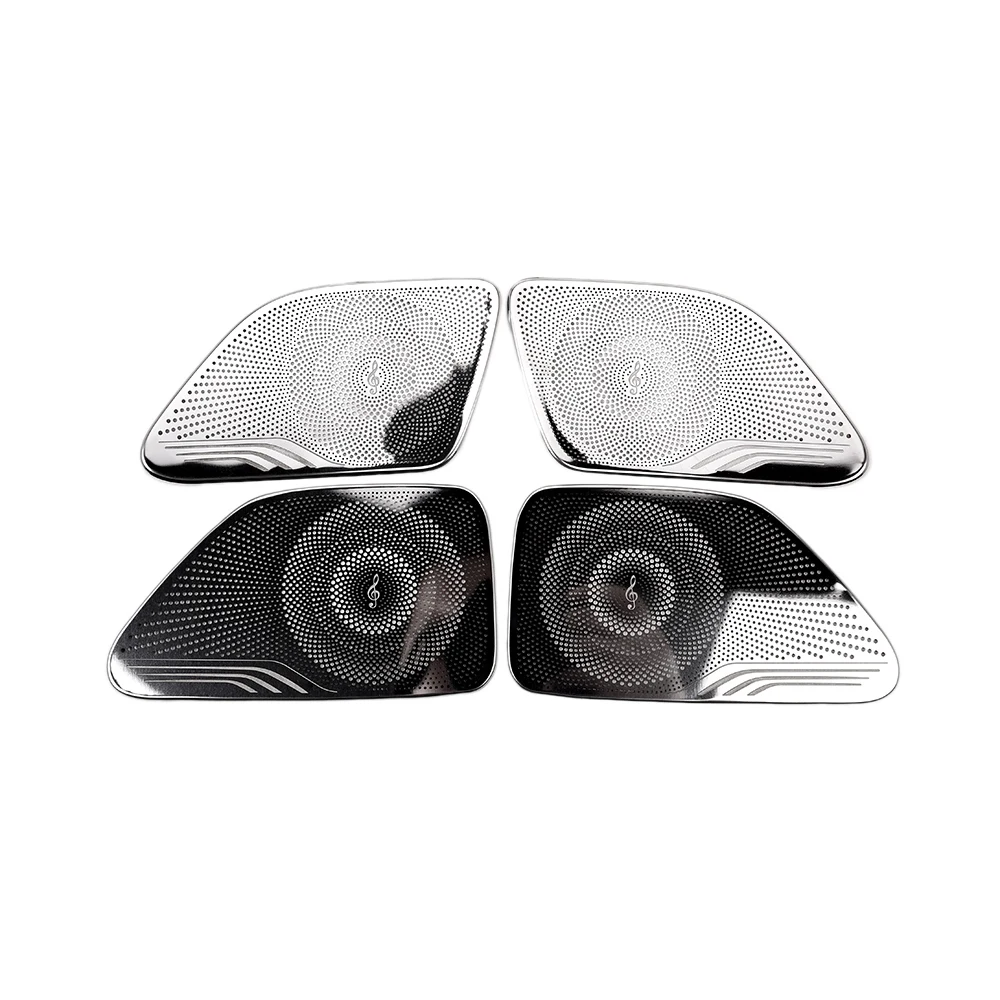 

for Mercedes Benz S Class W222 2014-2020 Car Stainless Steel Door Audio Speaker Tweeters Cover Trim