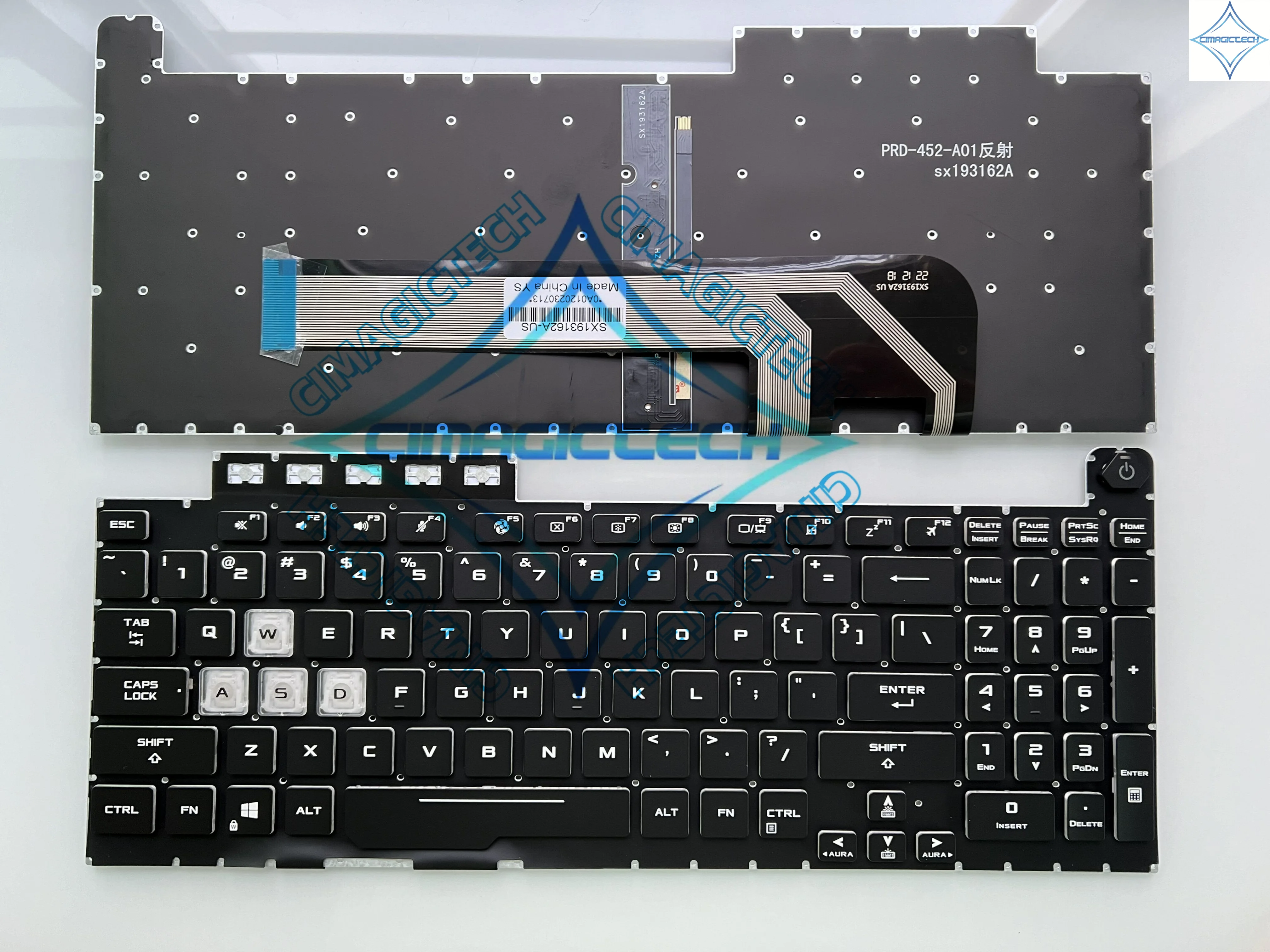 ASUS TUF F15 FX506 Keyboard Replacement RGB Backlit