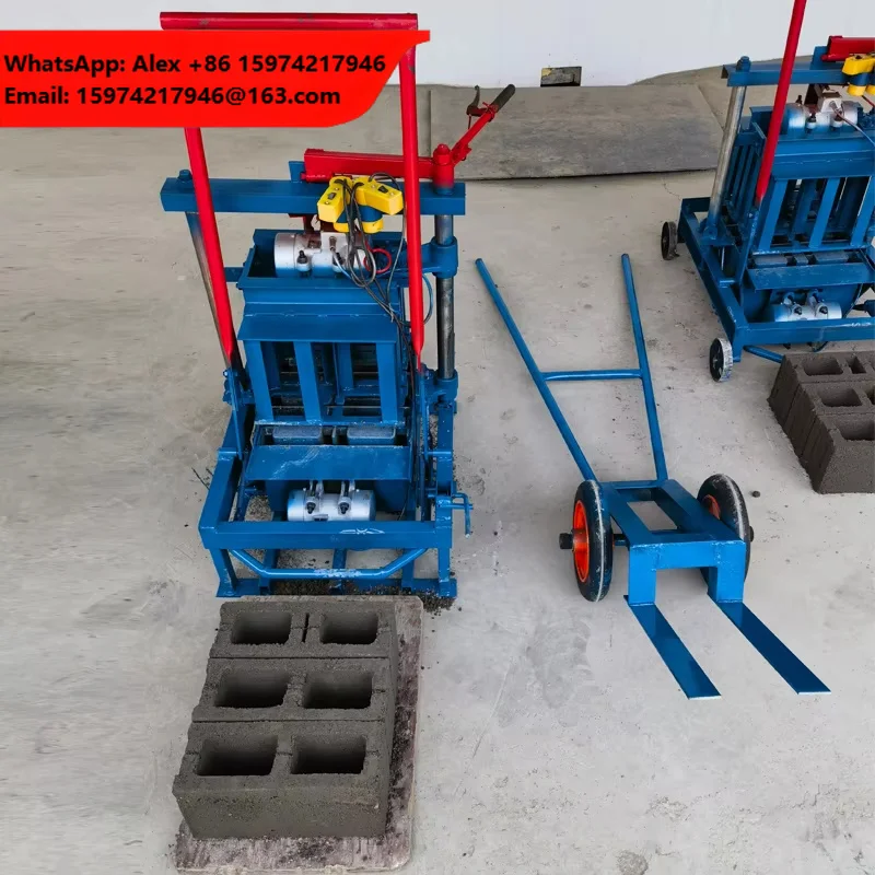 Industrial Electric Mobile Hollow Clay Bricklaying Machine Electric Cement Brickmaking Machine