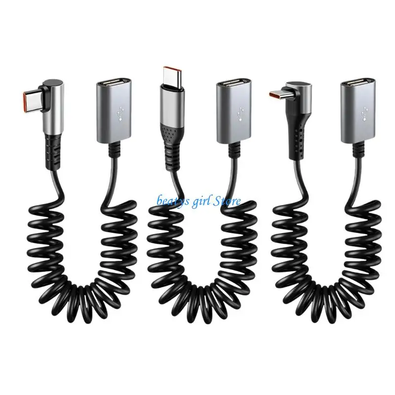 

C7AB Universal USB C Male To Female Cable Converter For Phone Laptop Data Transfer