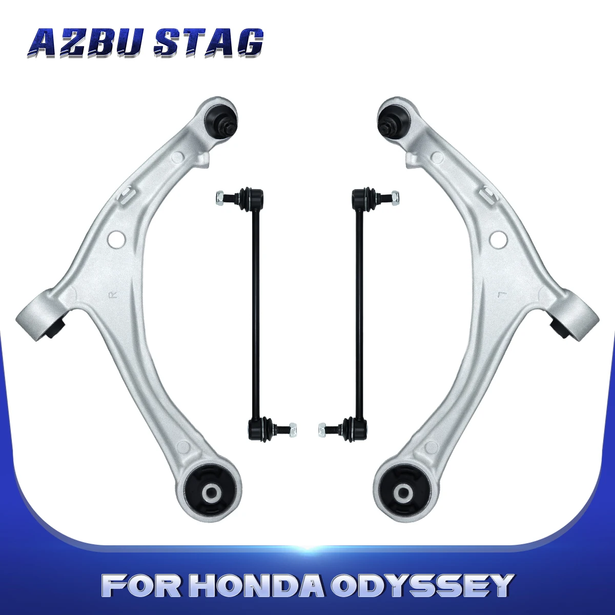 

AzbuStag 4Pcs Front Lower Control Arm Sway Bar Link Suspension Kit for Honda Odyssey 2014 2015 2016 2017 51320SHJA02