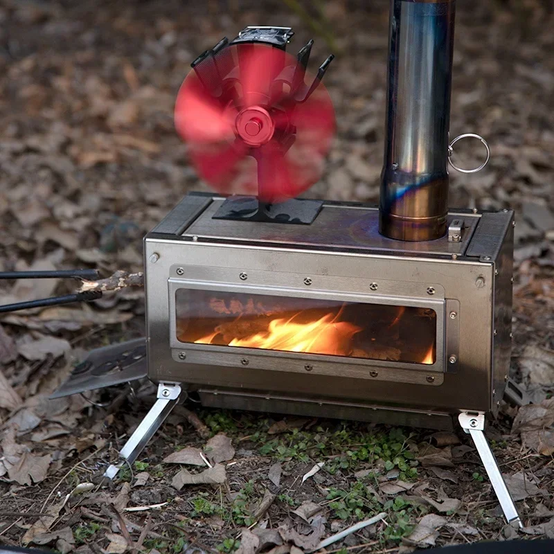 Outdoor Accessories Portable Tent Stove Wood Burning Stove for Tents, Shelters, and Camping Hiking, Fishing, Backpacking