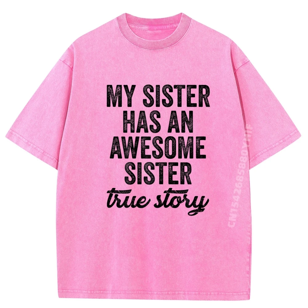 

Мужские топы и футболки «Моя сестра есть потрясающая сестра», футболки с рисунком, мужские потертые футболки в стиле ретро, обычные