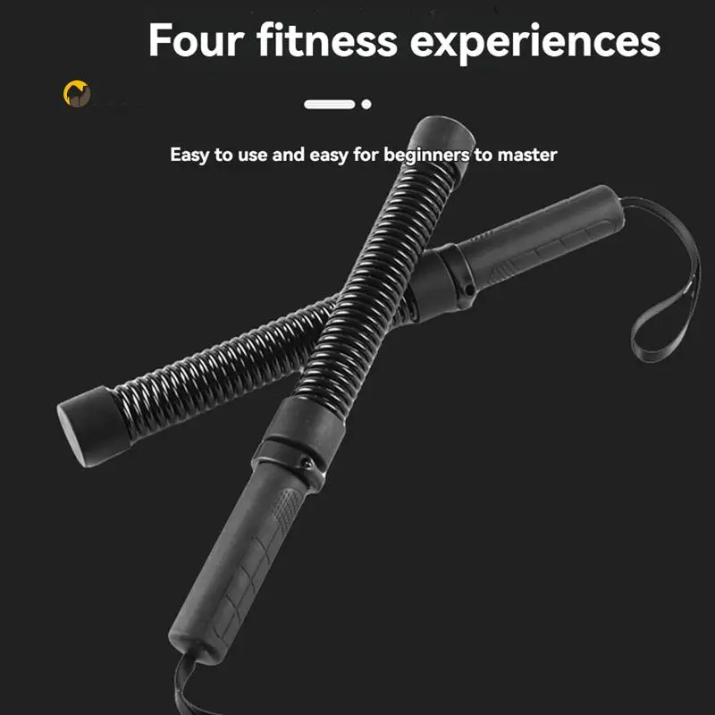 

A48F-Workout Rope Spring Rod Portable Battle Rope Rod Exercise Equipment