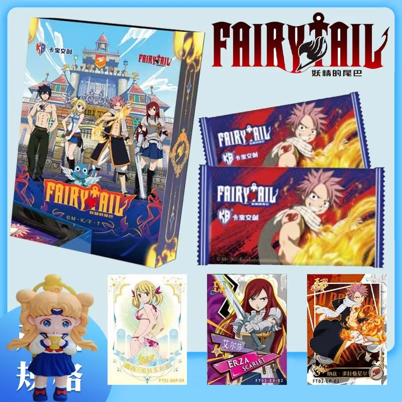 

Genuine Fairy Tail Collection Card Kabao Creative Anime Natsu Erza Scarlet Flash SSP EX Cards Kids Doujin Toys And Hobbies Gift