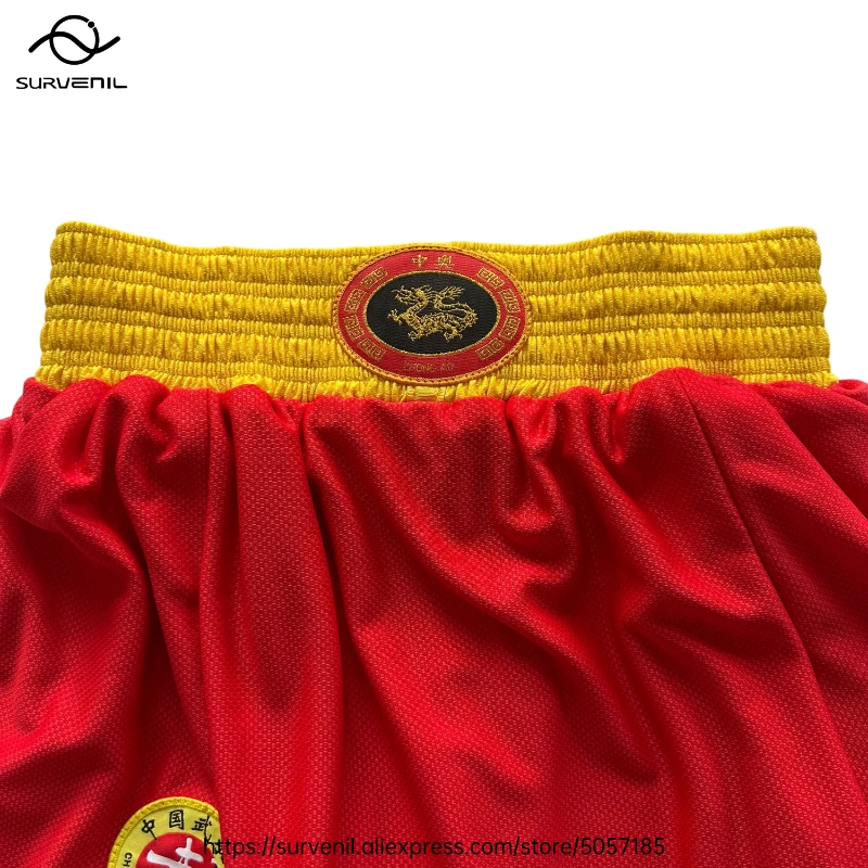 شعار مخصص سراويل الملاكمة النساء الرجال طفل المصارعة ساندا الووشو موحدة الملاكمة فستان الملاكمة التايلاندية السراويل BJJ MMA سروال التدريب