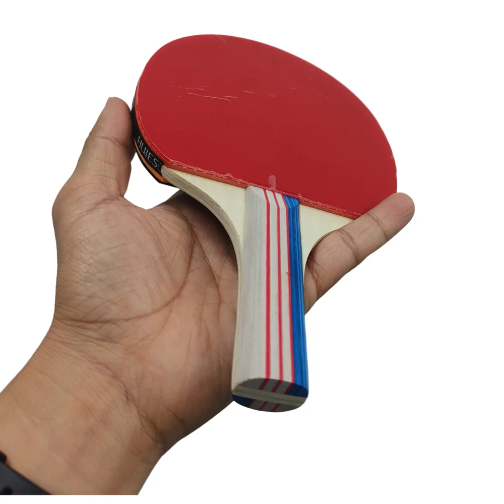 Professional Palm Size Table Tennis Racket Small Ping Pong Paddle with Pimples-in Rubber  Recommended by ZJK