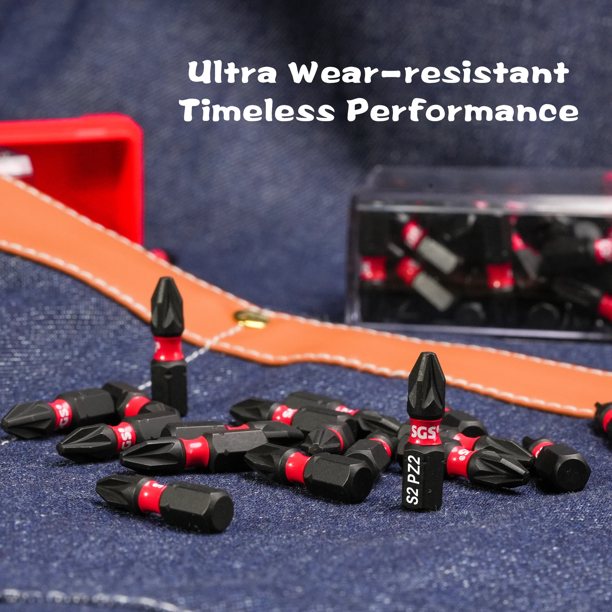 30Pcs 25mm-1 Inch (Pz1/Pz2/Pz3) Cross-Shaped Impact-Resistant Strong Magnetic Screwdriver Bits, Strong Magnetism view 4