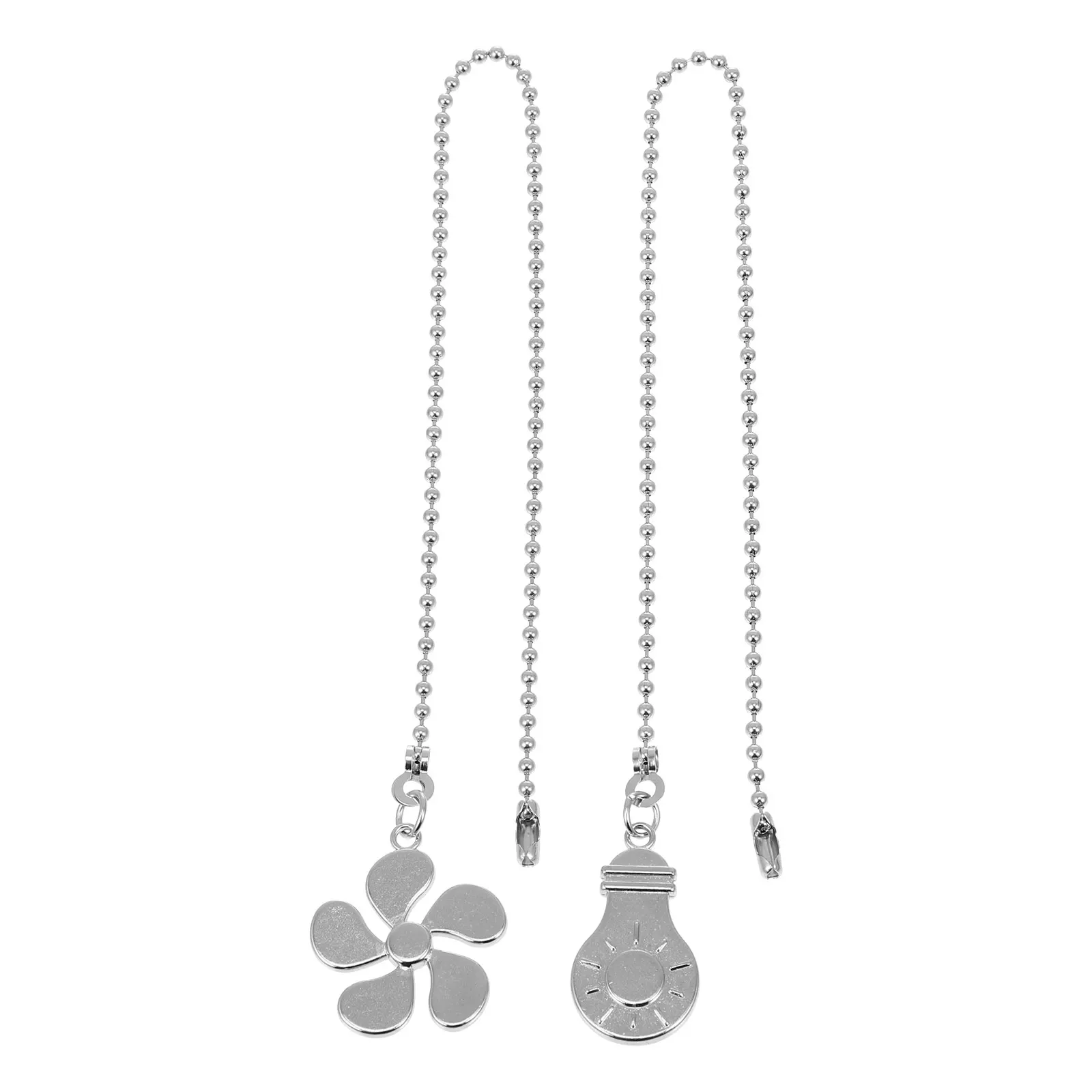 

Bronze Ceiling Fan Pull Chain Extender Light Pendant Running Pulls Silver Extension
