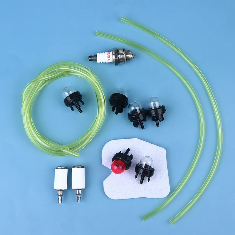 

1Set Primed Bulb With Fuel Line Carburetor Oil Bubble Fuel Pump Primer For Trimmer Whipper Snipper Chainsaw Carburetter Parts