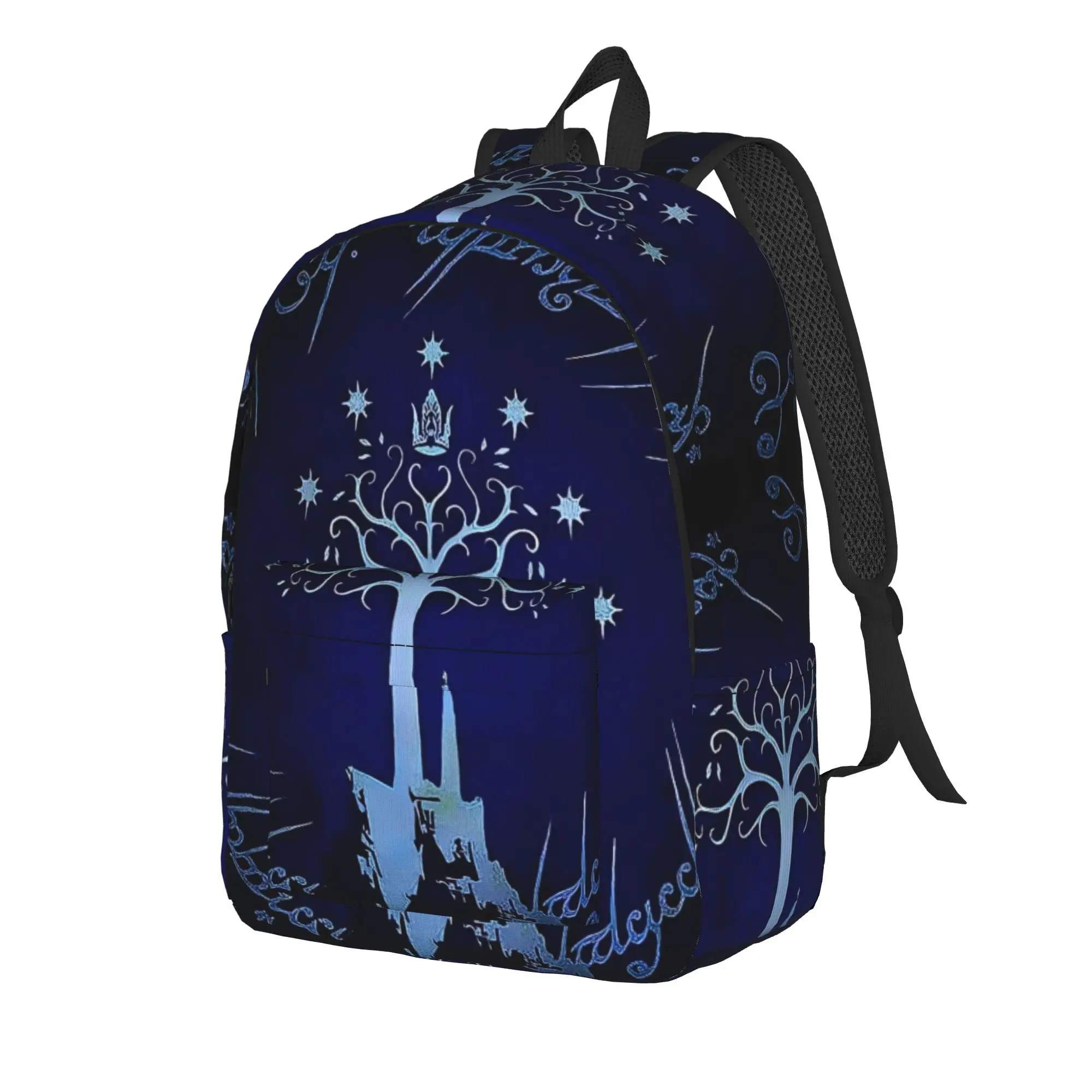 L-Lords Of The R-Rings Middle Earth Backpack  Sport Backpacks Youth High Quality Pattern High School Bags Style Rucksack