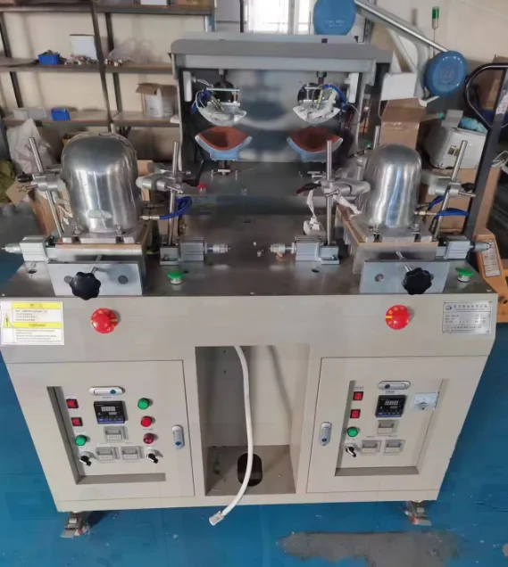 Automatic Double Head Mould Automatic Baseball Cap Making Machine Headwear Facilities Cap Ironing Machine