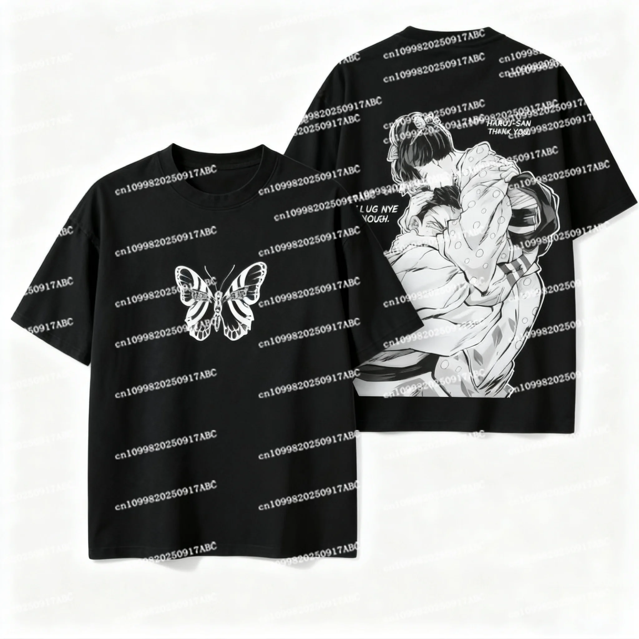 

Christmas Tshirt Men Cotton Tshirt Top anga Demon Slayer Men Cotton T-shirt Akaza Koyuki Oversized Kid T Shirt Women Clothing