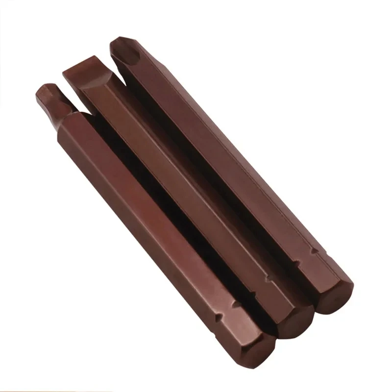 Broca de destornillador Phillips/hexagonal/ranurado, cabezal de impacto de aleación de acero S2 de 80mm, accesorios de herramientas para destornilladores eléctricos, 3 piezas