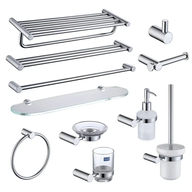 مجموعة إكسسوارات الحمام باللون الأسود غير اللامع مبيعات ساخنة #5