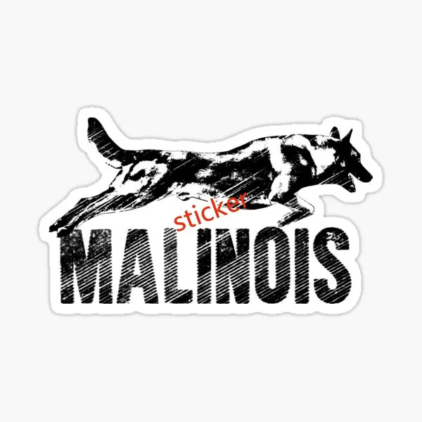 

Malinois On Board Decal JDM Funny Car Styling Cartoon Car Sticker Window Bumper Trunk Personality Decals
