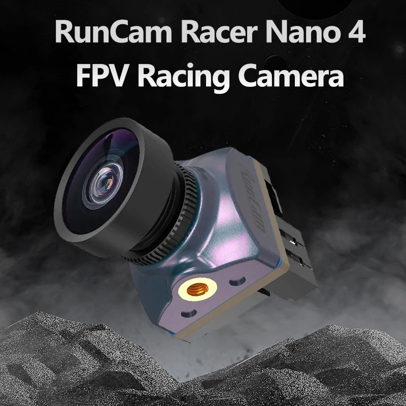 

RunCam Racer Nano 4 FPV Racing Camera CMOS Sensor Waterproof LED Lighting Track Mode/All-Weather Racing Drone Part