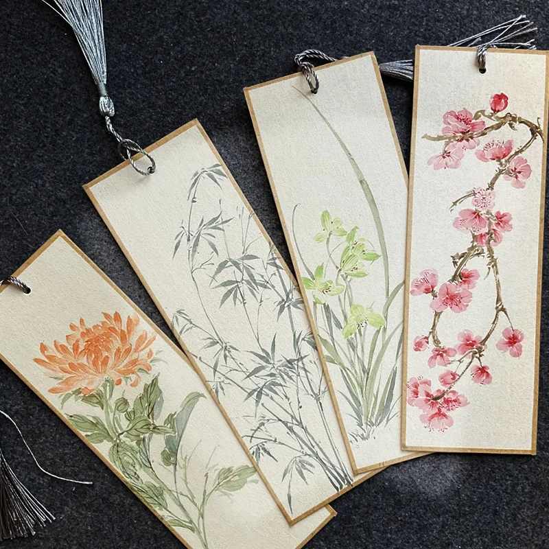 5Pcs/Pack Blank Bookmarks Book Page Clips Tags For Kids Student Diy Supplies School Stationery