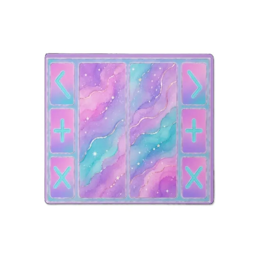 Rounded Buttons Fidget Trading Mat Rubber Backing Waterproof Squishy Swap Board Soft Smooth Easy to Roll Kids Toy Trading Mat
