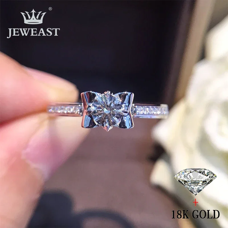 

Natural Diamond 18K Gold Pure Gold Ring Beautiful Gemstone Ring Good Upscale Trendy Classic Party Fine Jewelry Hot Sell New 2025