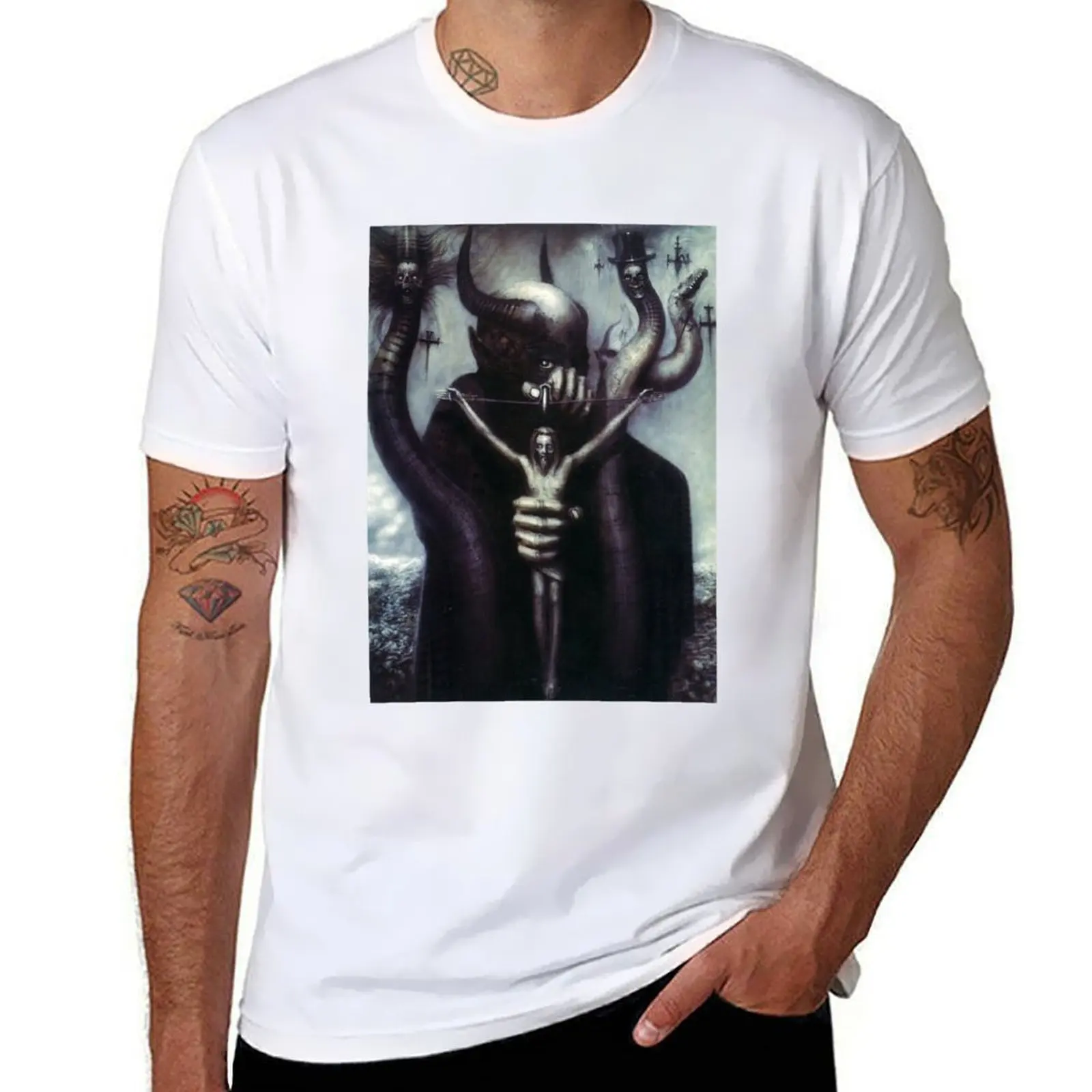 

To Megatherion Celtic Frost T-Shirt t shirt custom print men t shirt cotton 100% T-Shirt