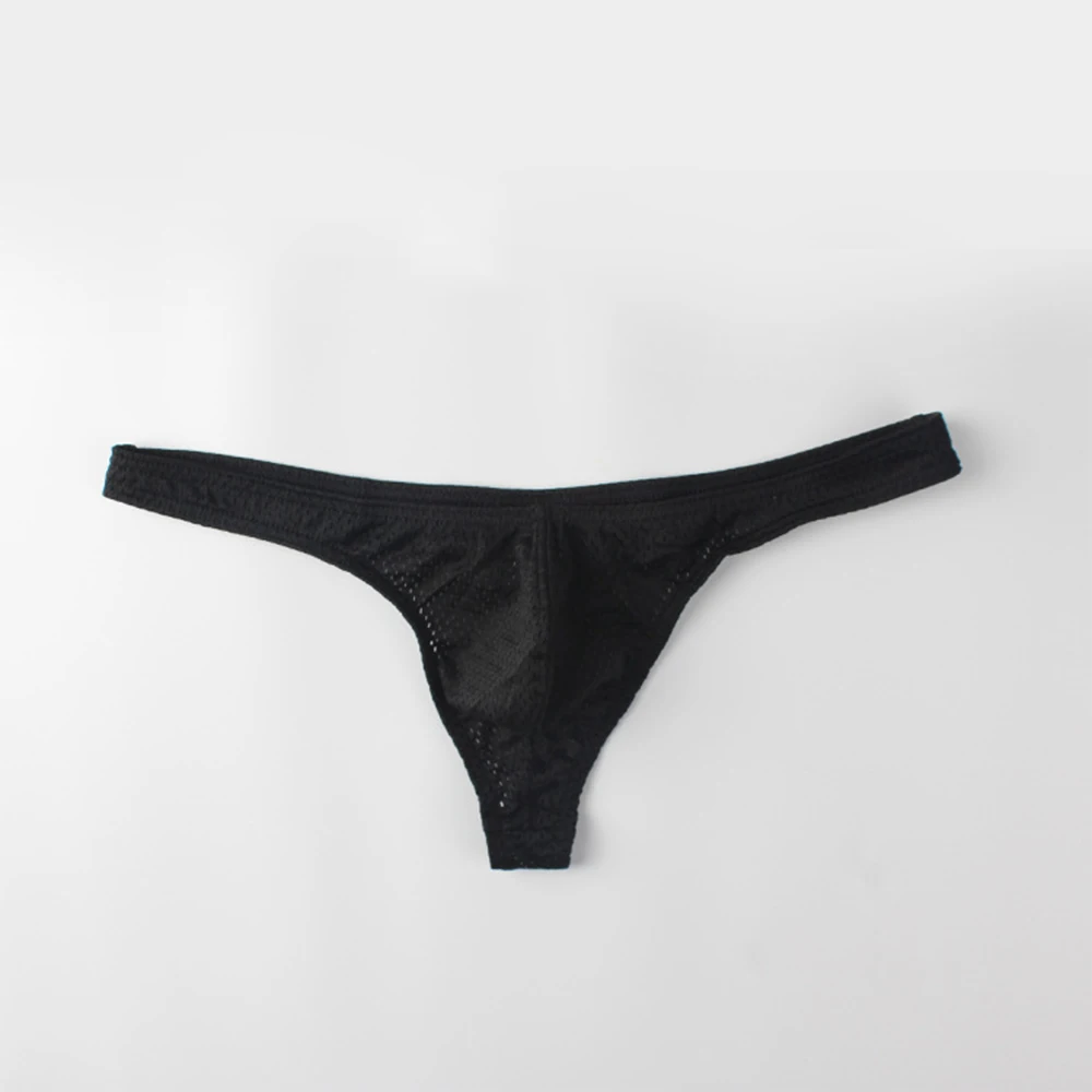 

Briefs Mens Underwear Nylon Panties S-L Sexy T Back Thongs Breathable Comfortable G-string Knickers Underpants