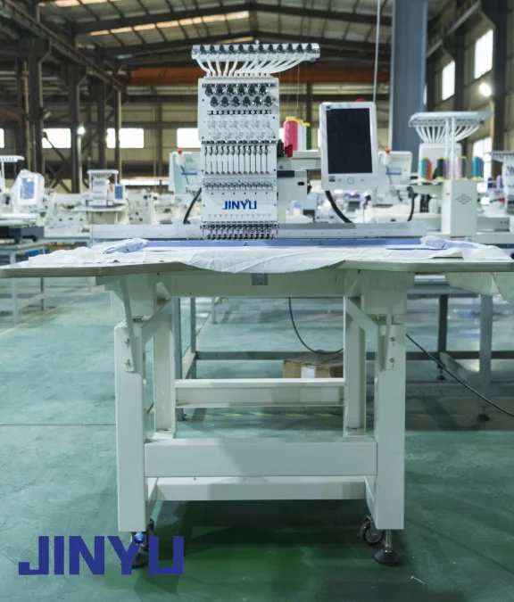 500*800mm Single Head Embroidery Machine 12 15 Multi Needles Hat Logo T Shirt Computerized For Sale