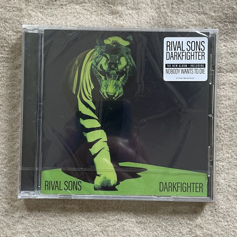 

Rival Sons DARKFIGHTER CD | Modern Classic Rock Album | Powerful Vocal Hard Rock Audio Disc | Dynamic Riff-Driven Retro Rock CD
