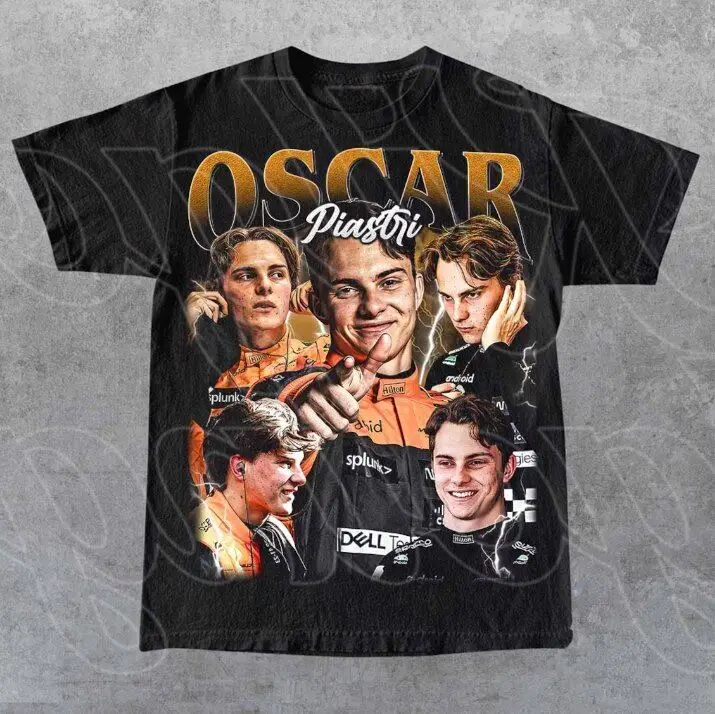 Limited Oscar Piastri Vintage T-Shirt, Gift For Woman and Man Unisex T-Shirt