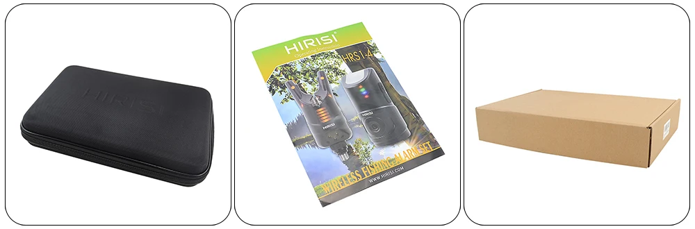 Hirisi Karpfenangel-Alarmset Drahtloser Bissanzeiger Elektronischer Fischbiss-Alarm für Karpfenangel-Ausrüstung HRS1 – Detail 11