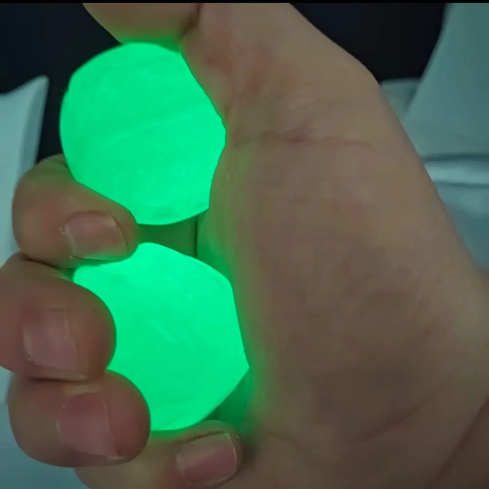 New Stone Hand Massage Balls Glow Effect Relax Hands Hand Training Massage Stone Collection Handheld Small Ornaments