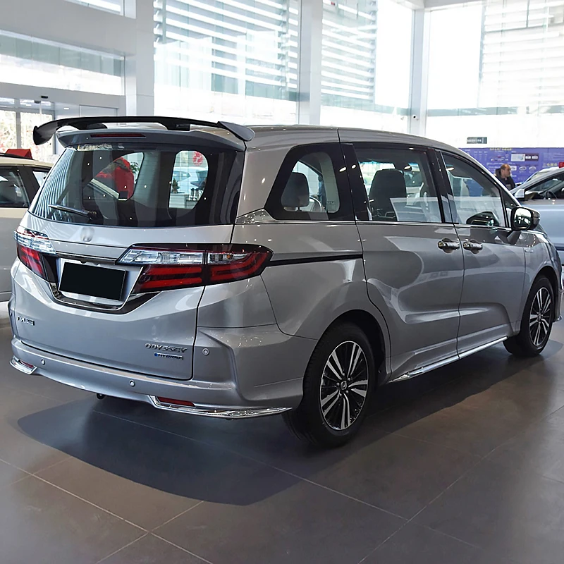 

For Honda Odyssey 2004-2022 Car Spoiler Rear Roof Lip Spoiler Wing Gloss Black ABS Material Exterior Decoration Accessories