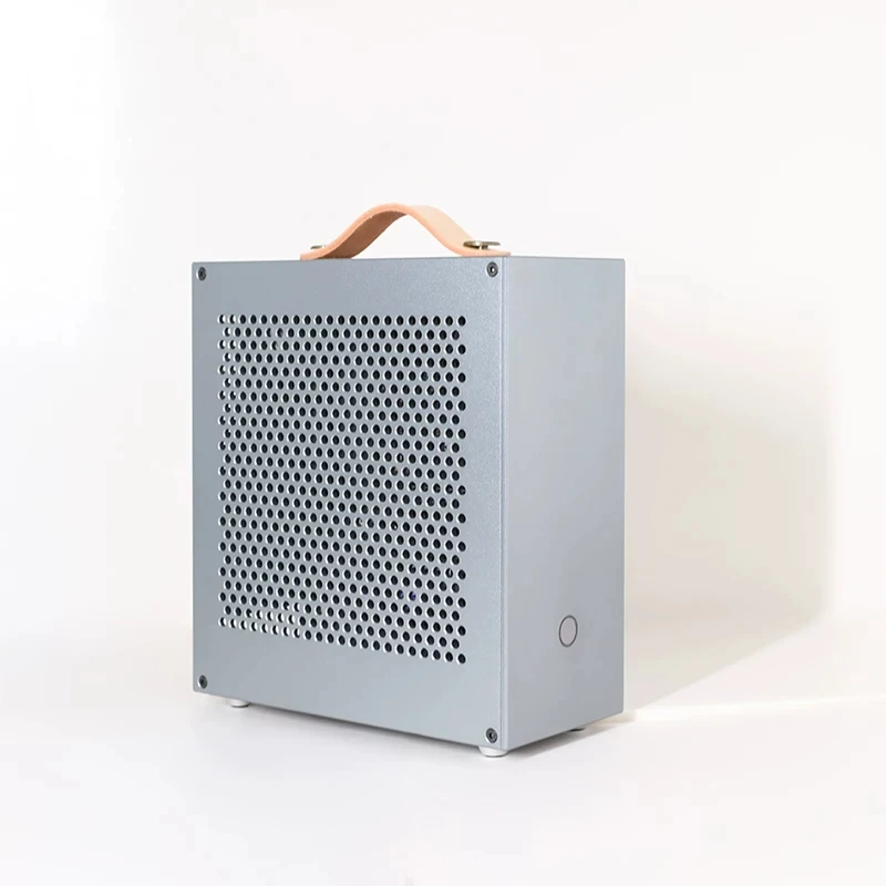 BUG-D1 DC-ATX Power Supply Half-height Knife Card Mini Itx Chassis, Soft Route, Aluminum Alloy, Chassis Only
