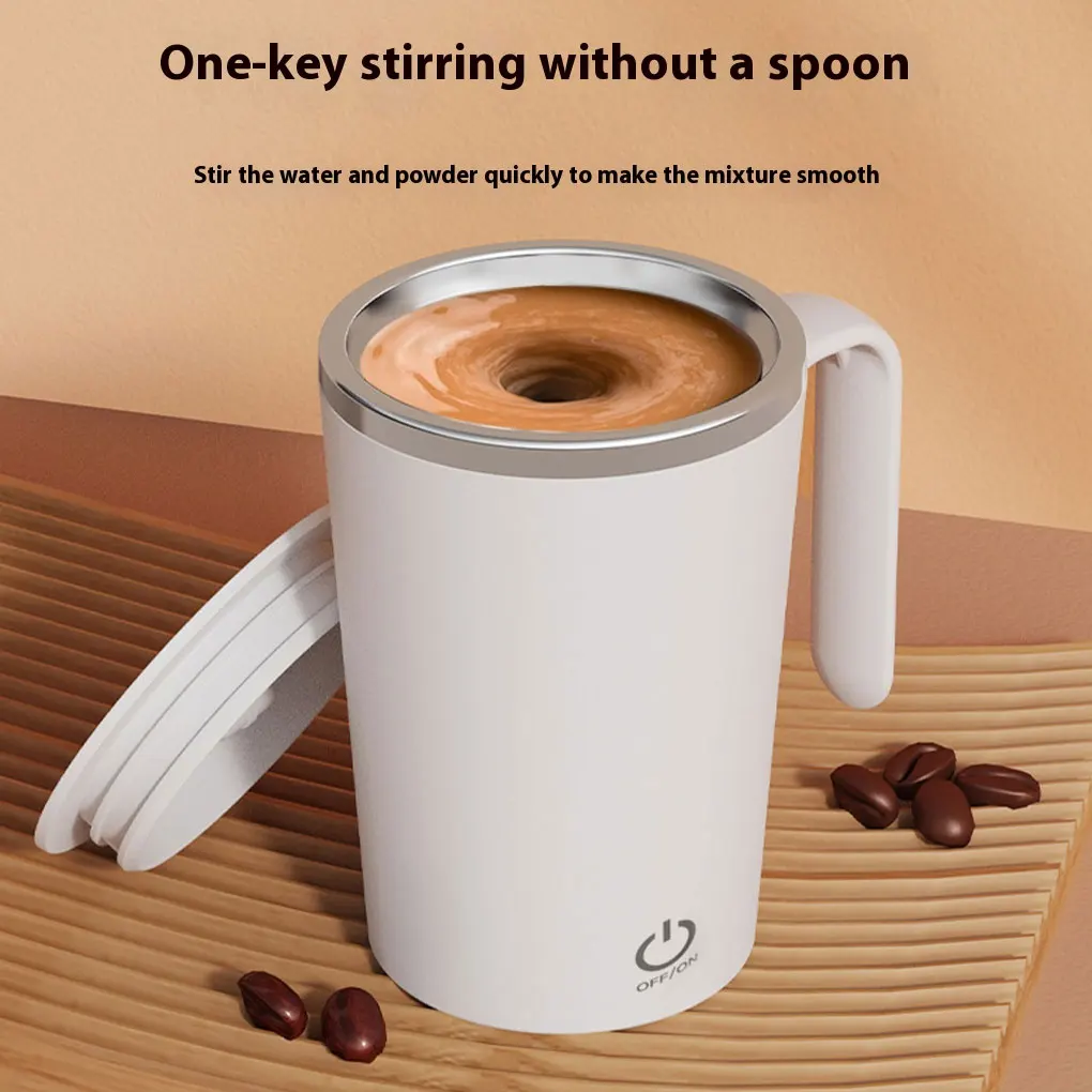 

Automatic Self Stirring Mug Coffee Milk Juice Mixing Cup Electric 304 Stainless Steel Lazy Rotating Mug Magnetic Stirring Cup