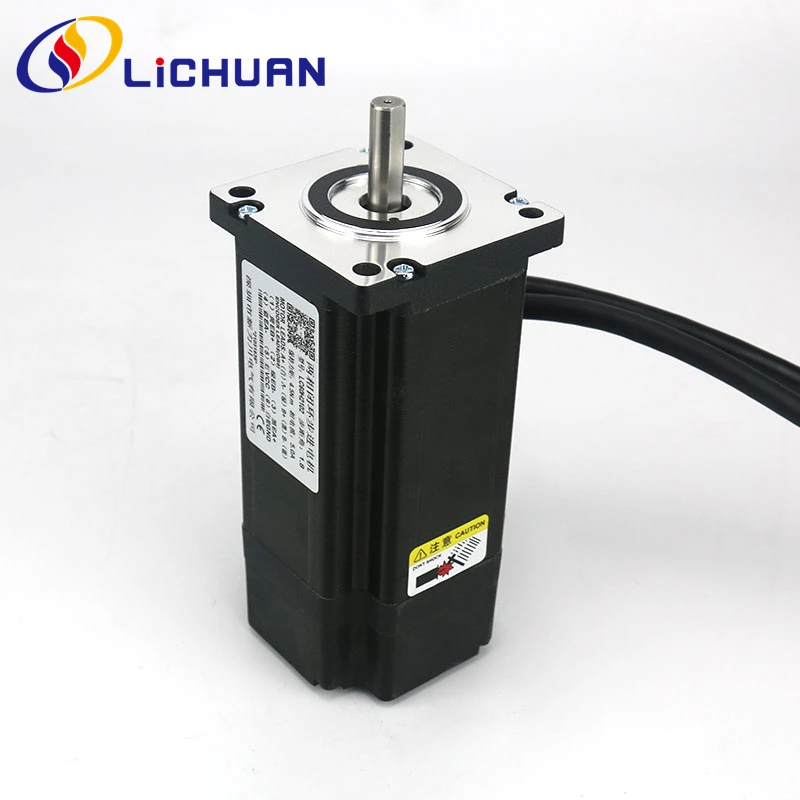 

Lichuan Nema 24 4.5Nm Closed Loop Stepper Motor LC60H2102 Torque 637oz.in 5A DC20-50V 1.8deg Encoder 1000PPR