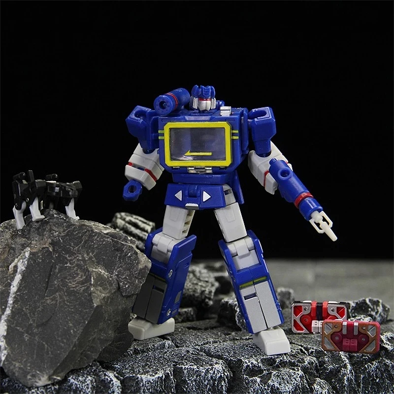 Imagem -02 - Transformação Soundwave Pt04 Pt04 Fita g1 Mini Brinquedos de Bolso ko Dx9 Robor Action Figure com Caixa