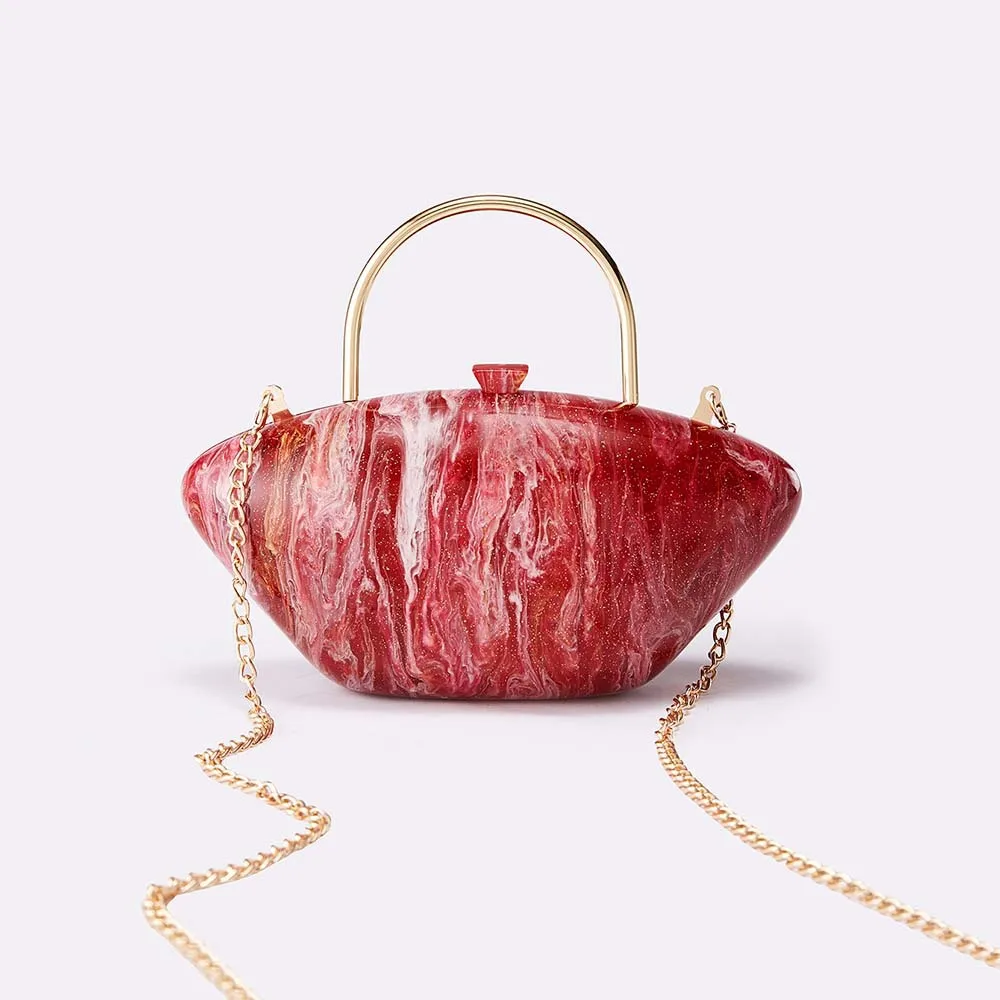 

2026 New New Premium Acrylic Shoulder Evening Bag Banquet Crossbody Chain Clutch Purses For Women Women's Bags Luxury Handbags