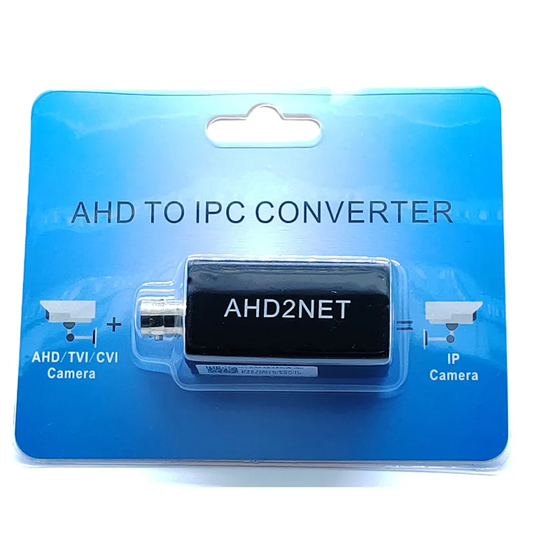 AHD2NET Self-Adaption 1080P AHD TVI CVI Camera To IPC Converter  Make AHD Camera to be IP Camera Work With NVR System